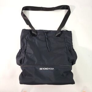 Beyond Yoga Charcoal Gym / Yoga Tote / Backpack Bag